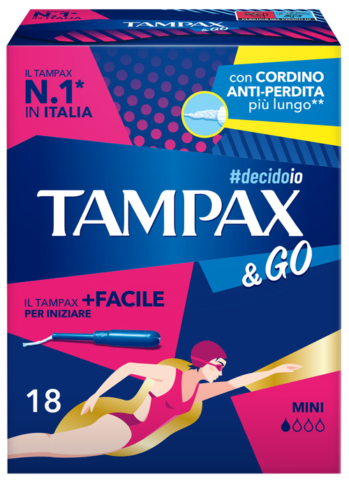 TAMPAX &GO MINI 18 PEZZI - Farmacianuova.eu