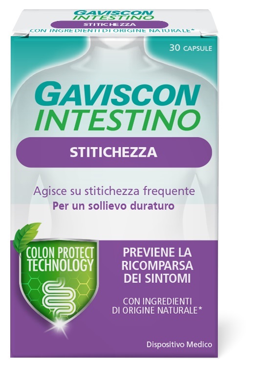 GAVISCON INTESTINO STITICHEZZA 30 CAPSULE - Farmacianuova.eu