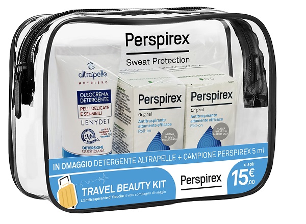 PERSPIREX ROLL ON ORIGINAL TRAVEL KIT 2 ROLL ON ORIGINAL 20 ML + 1 ROLL ON ORIGINAL 5 ML + 1 DETERGENTE ALTRAPELLE OMAGGIO - Farmacianuova.eu