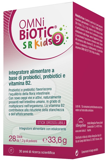 OMNI BIOTIC SR 9 KIDS 28 STICK - Farmacianuova.eu