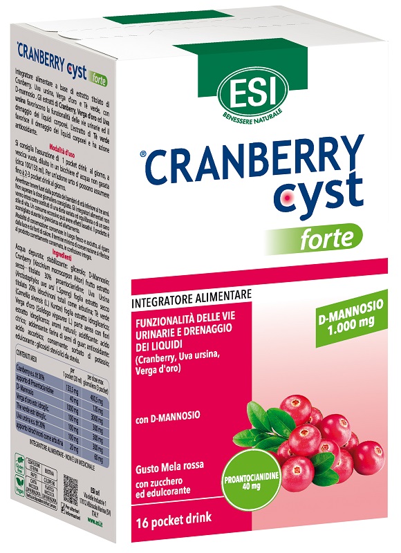 ESI CRANBERRY CYST FORTE 16 POCKET DRINK - Farmacianuova.eu