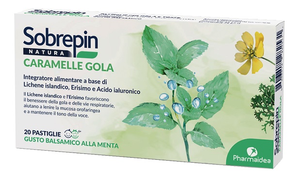 SOBREPIN NATURA CARAMELLE GOLA 20 PASTIGLIE - Farmacianuova.eu