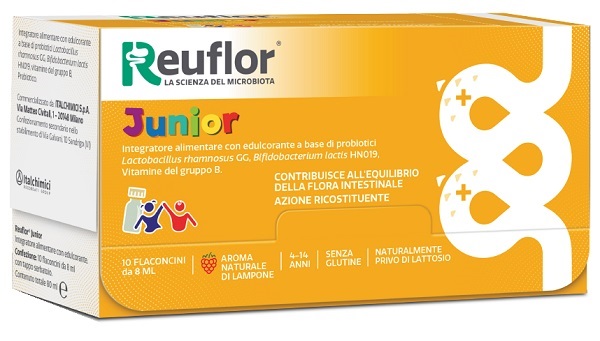 REUFLOR JUNIOR 10 FLACONCINI 8 ML - Farmacianuova.eu