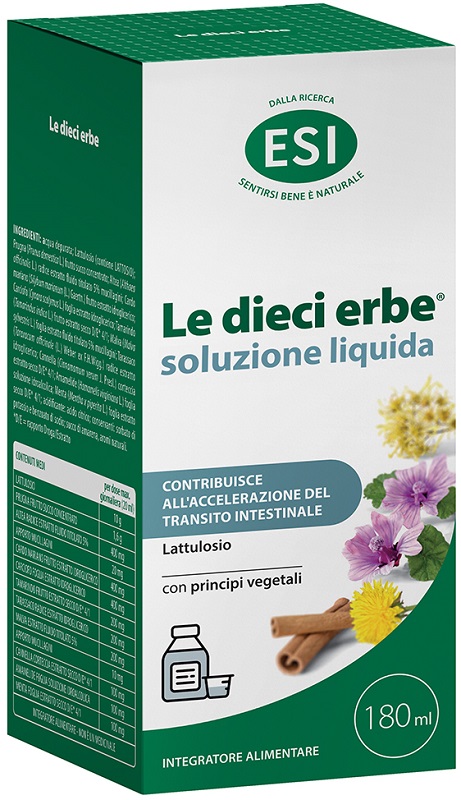 ESI LE DIECI ERBE SOLUZIONE LIQUIDA 180 ML - Farmacianuova.eu