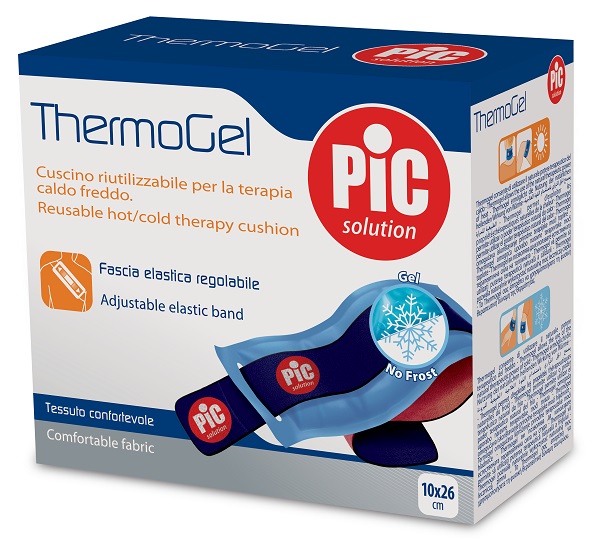 CUSCINO THERMOGEL TERAPIA CALDO FREDDO 10X26 CM CON FASCIA ELASTICA ITC - Farmacianuova.eu