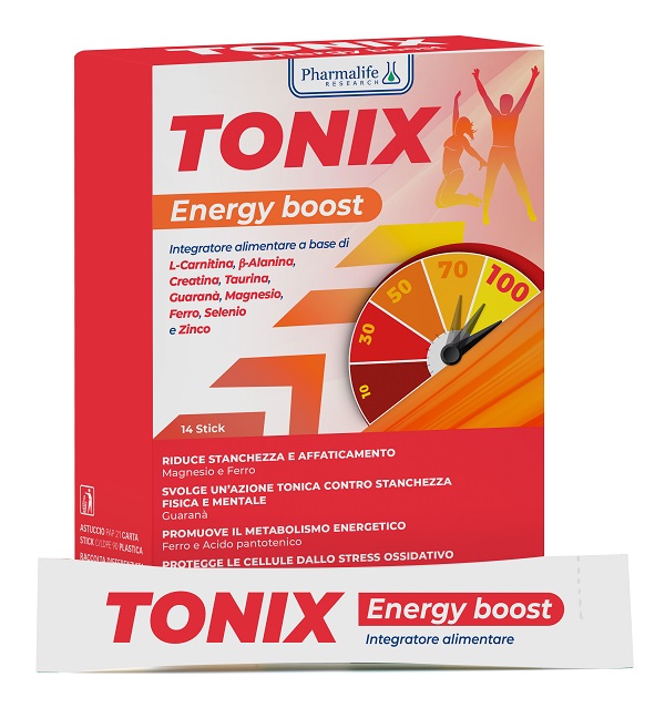 TONIX ENERGY BOOST 14 STICK DA 6,5 G - Farmacianuova.eu