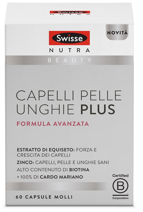 SWISSE CAPELLI PELLE UNGHIE PLUS 60 CAPSULE MOLLI - Farmacianuova.eu