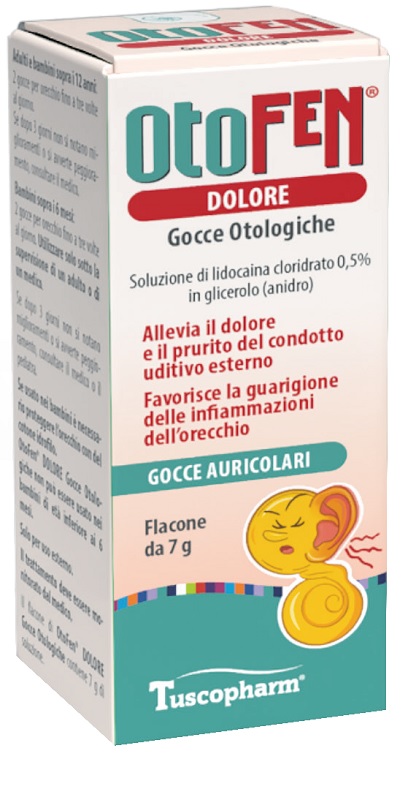 GOCCE OTOLOGICHE OTOFEN DOLORE 7 G - Farmacianuova.eu