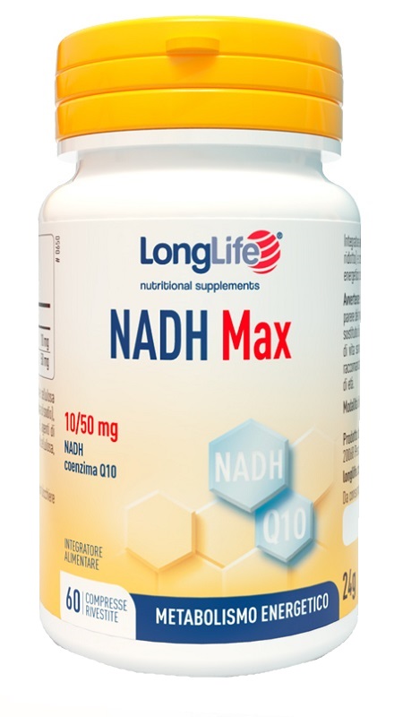 LONGLIFE NADH MAX 60 COMPRESSE RIVESTITE - Farmacianuova.eu