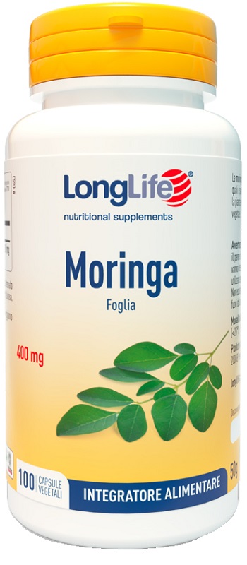 LONGLIFE MORINGA 400MG 100 CAPSULE - Farmacianuova.eu