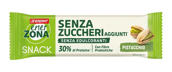 ENERZONA SNACK PISTACCHIO COPERTURA BIANCA AL LATTE SENZA ZUCCHERI AGGIUNTI 27 G - Farmacianuova.eu