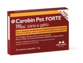 CAROBIN PET FORTE MINI 15 COMPRESSE - Farmacianuova.eu