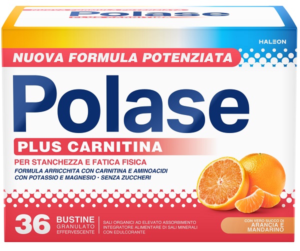 POLASE PLUS CARNITINA 36 BUSTINE GRANULATO EFFERVESCENTE DA 6,8 G - Farmacianuova.eu