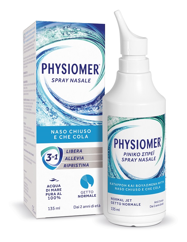 SPRAY NASALE PHYSIOMER GETTO NORMALE 135 ML - Farmacianuova.eu