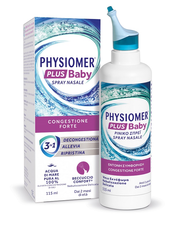 SPRAY NASALE PHYSIOMER PLUS BABY 115 ML - Farmacianuova.eu
