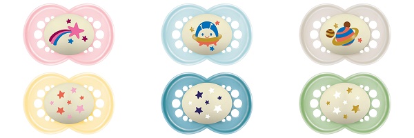 MAM SUCCHIETTO ORIGINAL NIGHT 16+ MESI SILICONE 2 PEZZI - Farmacianuova.eu