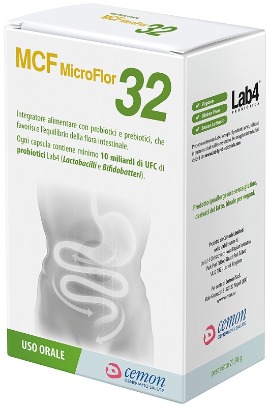 MCF MICROFLOR 32 60 CAPSULE VEGETALI - Farmacianuova.eu
