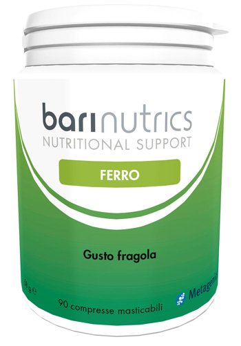 BARINUTRICS FERRO FRAGOLA ITA 90 COMPRESSE - Farmacianuova.eu