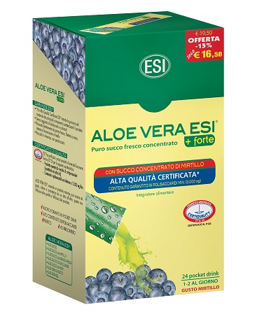 ESI ALOE VERA 24 POCKET DRINK MIRTILLO 24 POCKET 20 ML - Farmacianuova.eu