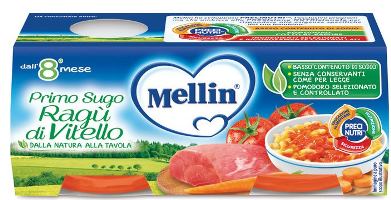 MELLIN PRIMOSUGO RAGU' DI VITELLO 2 VASETTI DA 80 G - Farmacianuova.eu