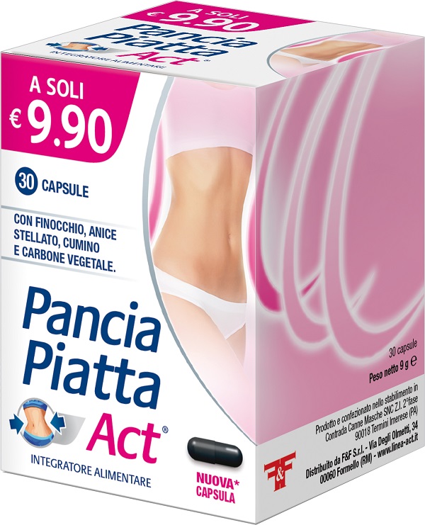 PANCIA PIATTA ACT 30 CAPSULE - Farmacianuova.eu