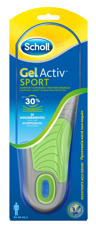 SCHOLL GEL ACTIV SPORT UOMO - Farmacianuova.eu