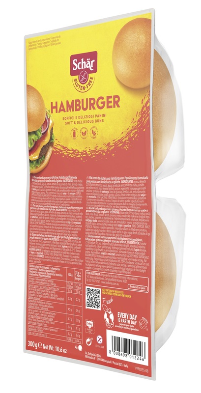 SCHAR PANINI HAMBURGER 4X75G - Farmacianuova.eu