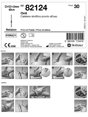 CATETERE IDROFILICO ONLI PRONTO ALL'USO 40 CM CH 12 30 PEZZI - Farmacianuova.eu