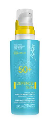 DEFENCE SUN 50+ LATTE FLUIDO PROTEZIONE MOLTO ALTA 125 ML - Farmacianuova.eu
