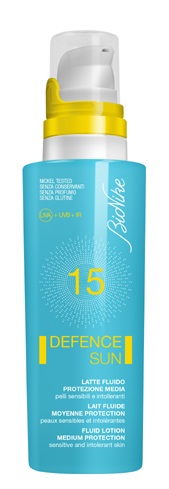 DEFENCE SUN 15 LATTE FLUIDO PROTEZIONE MEDIA 125 ML - Farmacianuova.eu