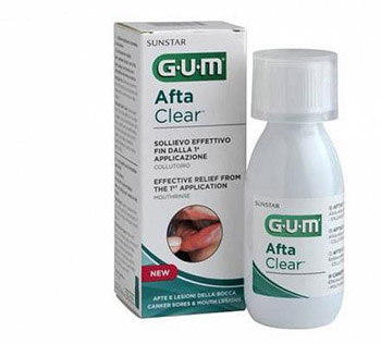GUM AFTACLEAR RINSE 120 ML COLLUTORIO - Farmacianuova.eu