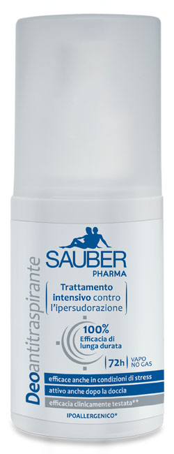 SAUBER ANTITRASPIRANTE 72 ORE VAPO - Farmacianuova.eu