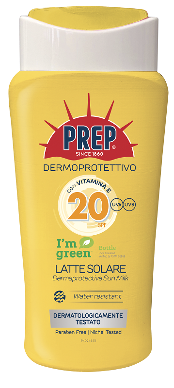 PREP DERMOPROTETTIVO LATTE SOLARE SPF20 200 ML - Farmacianuova.eu