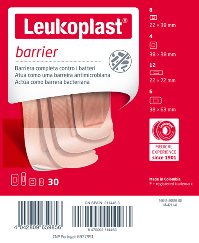 LEUKOPLAST BARRIER 30 PEZZI ASSORTITI - Farmacianuova.eu