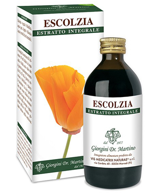 ESCOLZIA ESTRATTO INTEGRALE 200 ML - Farmacianuova.eu