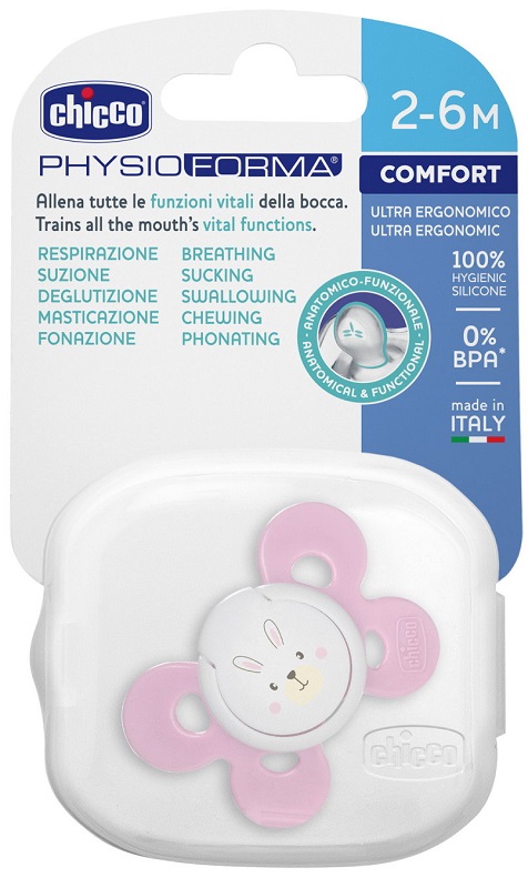 CHICCO SUCCHIETTO COMFORT GIRL IN SILICONE 0-6 MESI 1 PEZZO - Farmacianuova.eu