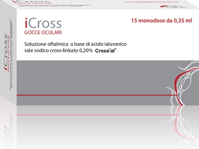 ICROSS SOLUZIONE OFTALMICA ACIDO IALURONICO CROSS-LINKATO 0,2% 15 MONODOSI DA 0,35 ML - Farmacianuova.eu