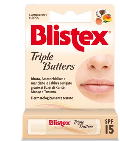 BLISTEX TRIPLE BUTTERS STICK LABBRA - Farmacianuova.eu