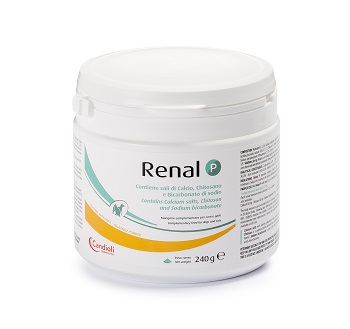 RENAL P MANGIME COMPLEMENTARE PER CANI E GATTI BARATTOLO 240 G - Farmacianuova.eu
