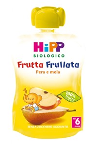 HIPP BIO FRUTTA FRULLATA PERA MELA 90 G - Farmacianuova.eu