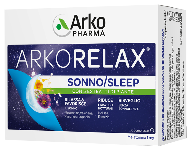 ARKORELAX SONNO 30 COMPRESSE - Farmacianuova.eu