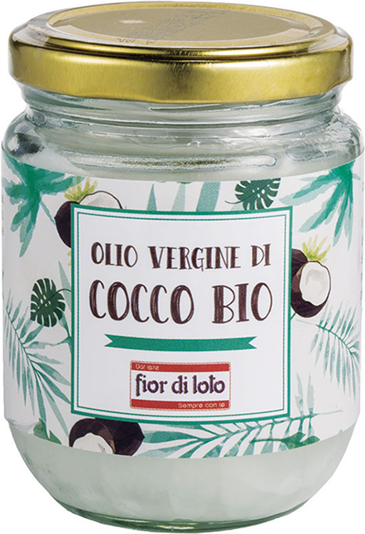 FIOR DI LOTO OLIO VERGINE DI COCCO BIO 180 G - Farmacianuova.eu