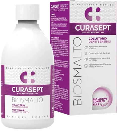 CURASEPT BIOSMALTO COLLUTORIO DENTI SENSIBILI 300 ML - Farmacianuova.eu