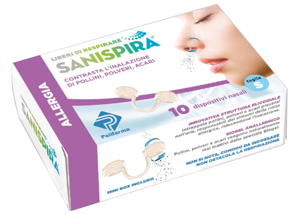 SANISPIRA ALLERGIA DISPOSITIVO NASALE 10 PEZZI TAGLIA L - Farmacianuova.eu