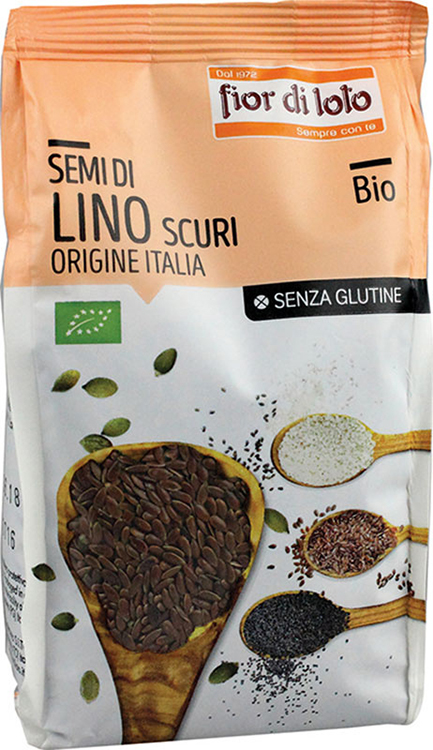SEMI DI LINO SCURI ITALIA SENZA GLUTINE BIO 400 G - Farmacianuova.eu