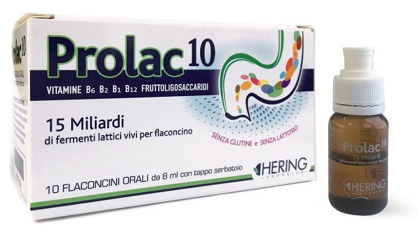PROLAC10 FERMENTI LATTICI 15 MILIARDI 10 FLACONCINI 8 ML - Farmacianuova.eu