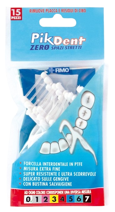 PIKDENT ZERO SPAZI STRETTI 15 FORCELLE INTERDENTALI - Farmacianuova.eu