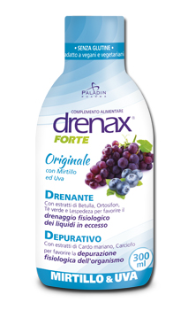DRENAX FORTE ORIGINALE CON MIRTILLO E UVA 300 ML - Farmacianuova.eu