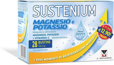 SUSTENIUM MAGNESIO POTASSIO 28 BUSTINE PROMO - Farmacianuova.eu