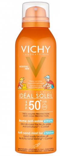 IDEAL SOLEIL ANTI-SAND KIDS SPF50 200 ML - Farmacianuova.eu